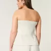 Button-Through Tube Top,Button-Through Tube Top Button-Through Tube Top,Button-Through Tube Top