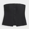 Button-Through Tube Top,Button-Through Tube Top Button-Through Tube Top,Button-Through Tube Top