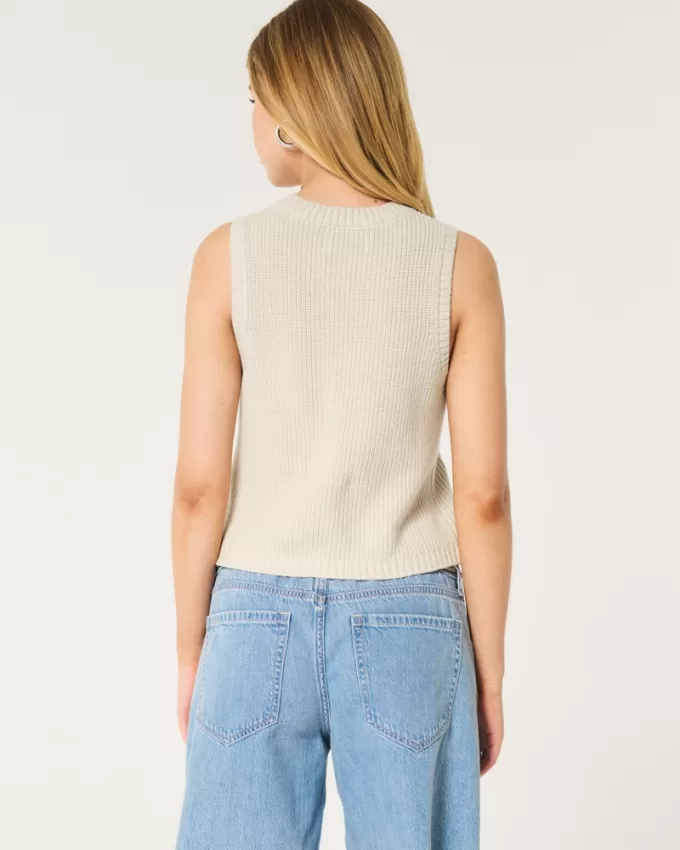 Cable-Knit Crew Sweater Vest,Cable-Knit Crew Sweater Vest Cable-Knit Crew Sweater Vest,Cable-Knit Crew Sweater Vest