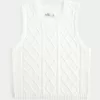 Cable-Knit Crew Sweater Vest,Cable-Knit Crew Sweater Vest Cable-Knit Crew Sweater Vest,Cable-Knit Crew Sweater Vest