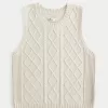 Cable-Knit Crew Sweater Vest,Cable-Knit Crew Sweater Vest Cable-Knit Crew Sweater Vest,Cable-Knit Crew Sweater Vest