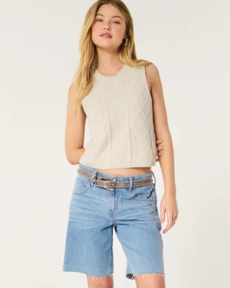 Cable-Knit Crew Sweater Vest,Cable-Knit Crew Sweater Vest Cable-Knit Crew Sweater Vest,Cable-Knit Crew Sweater Vest