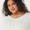Cable-Knit V-Neck Sweater,Cable-Knit V-Neck Sweater Cable-Knit V-Neck Sweater,Cable-Knit V-Neck Sweater