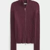 Cable-Knit Zip-Up Sweater,Cable-Knit Zip-Up Sweater Cable-Knit Zip-Up Sweater,Cable-Knit Zip-Up Sweater