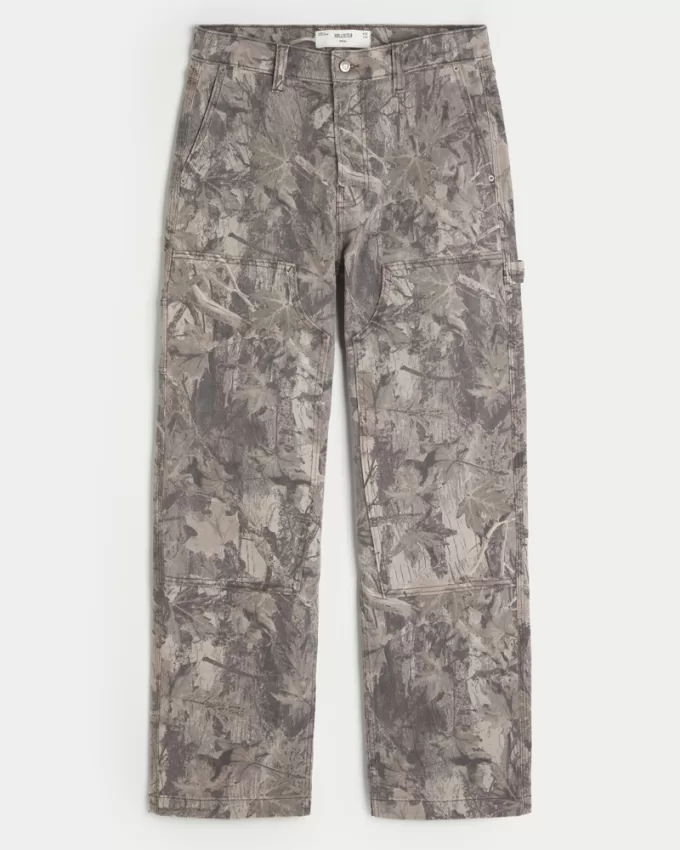 Camo Baggy Carpenter Jeans,Camo Baggy Carpenter Jeans