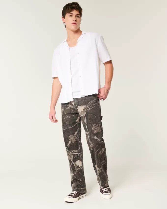 Camo Baggy Painter Jeans,Camo Baggy Painter Jeans