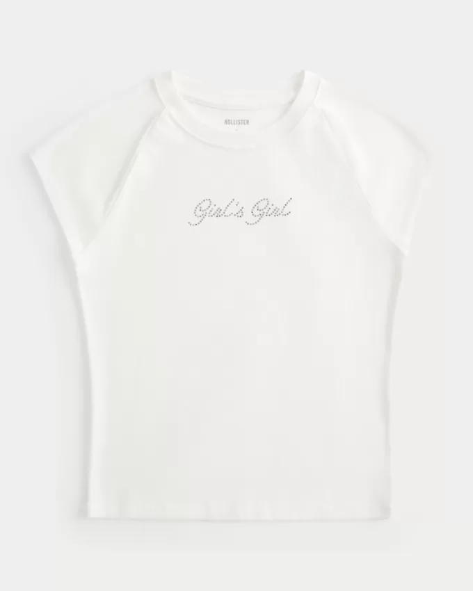 Cap Sleeve Shimmer Graphic Baby Tee,Cap Sleeve Shimmer Graphic Baby Tee Cap Sleeve Shimmer Graphic Baby Tee,Cap Sleeve Shimmer Graphic Baby Tee