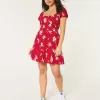 Channeled Waist Mini Dress,Channeled Waist Mini Dress Channeled Waist Mini Dress,Channeled Waist Mini Dress