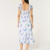 Cinch Bust V-Waist Midi Dress,Cinch Bust V-Waist Midi Dress Cinch Bust V-Waist Midi Dress,Cinch Bust V-Waist Midi Dress