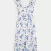 Cinch Bust V-Waist Midi Dress,Cinch Bust V-Waist Midi Dress Cinch Bust V-Waist Midi Dress,Cinch Bust V-Waist Midi Dress