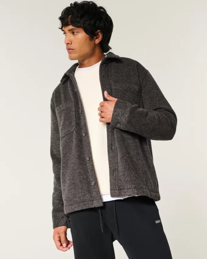 Cozy Brushed Shacket,Cozy Brushed Shacket Cozy Brushed Shacket,Cozy Brushed Shacket