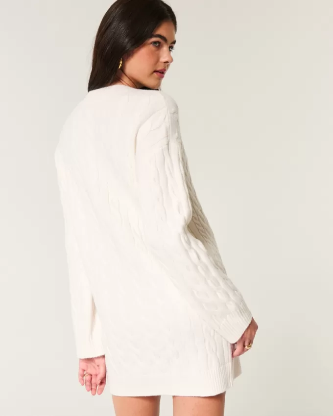 Cozy Cable-Knit Sweater Dress,Cozy Cable-Knit Sweater Dress Cozy Cable-Knit Sweater Dress,Cozy Cable-Knit Sweater Dress
