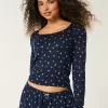 Cozy Floral Pattern Pajama Top,Cozy Floral Pattern Pajama Top Cozy Floral Pattern Pajama Top,Cozy Floral Pattern Pajama Top