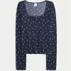 Cozy Floral Pattern Pajama Top,Cozy Floral Pattern Pajama Top Cozy Floral Pattern Pajama Top,Cozy Floral Pattern Pajama Top
