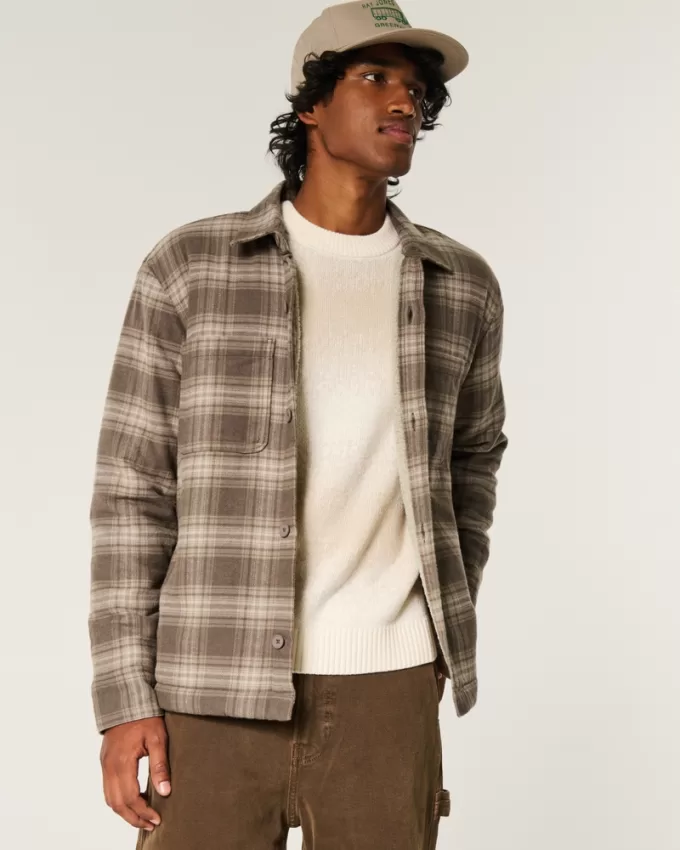 Cozy Lined Shacket,Cozy Lined Shacket Cozy Lined Shacket,Cozy Lined Shacket