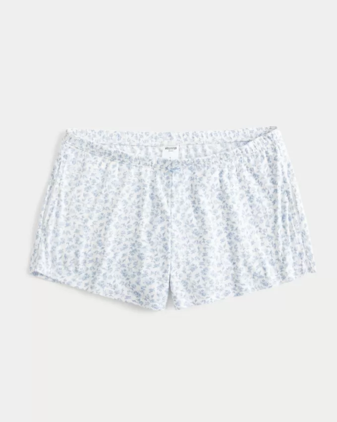 Cozy Pointelle Bow Shortie,Cozy Pointelle Bow Shortie Cozy Pointelle Bow Shortie,Cozy Pointelle Bow Shortie