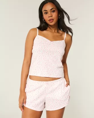 Cozy Pointelle Bow Shortie,Cozy Pointelle Bow Shortie Cozy Pointelle Bow Shortie,Cozy Pointelle Bow Shortie
