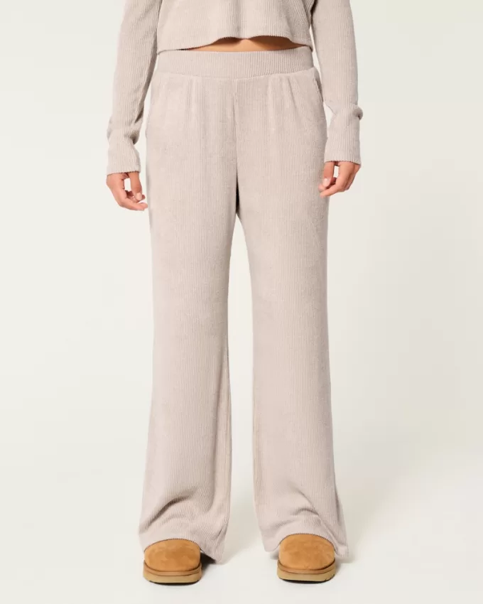 Cozy Ribbed Baggy Pants,Cozy Ribbed Baggy Pants Cozy Ribbed Baggy Pants,Cozy Ribbed Baggy Pants