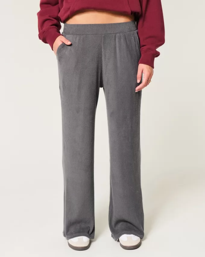 Cozy Ribbed Baggy Pants,Cozy Ribbed Baggy Pants Cozy Ribbed Baggy Pants,Cozy Ribbed Baggy Pants