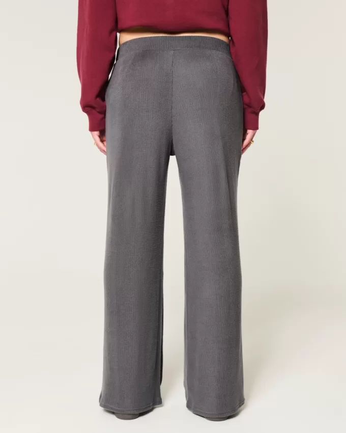 Cozy Ribbed Baggy Pants,Cozy Ribbed Baggy Pants Cozy Ribbed Baggy Pants,Cozy Ribbed Baggy Pants
