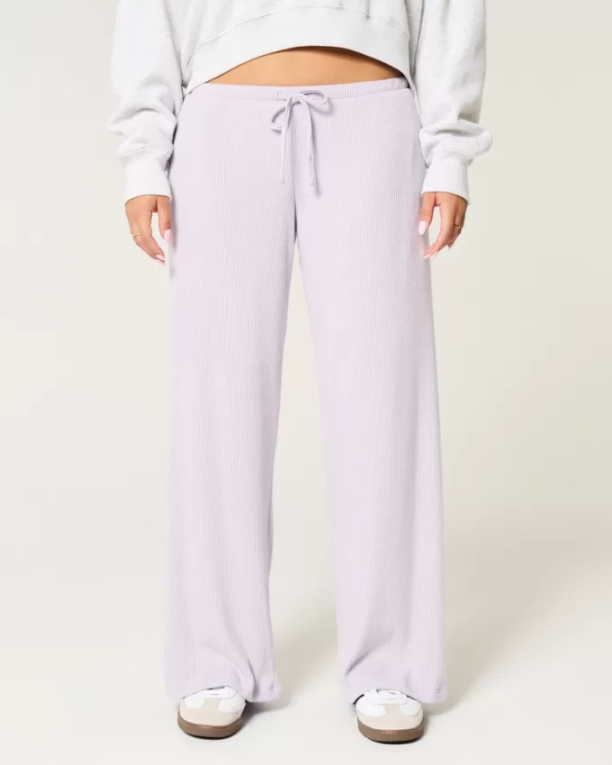 Cozy Ribbed Drawstring Baggy Pants,Cozy Ribbed Drawstring Baggy Pants Cozy Ribbed Drawstring Baggy Pants,Cozy Ribbed Drawstring Baggy Pants