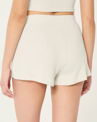 Cozy Ribbed Sleep Shorts,Cozy Ribbed Sleep Shorts