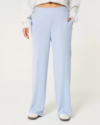 Cozy Ribbed Wide-Leg Pants,Cozy Ribbed Wide-Leg Pants Cozy Ribbed Wide-Leg Pants,Cozy Ribbed Wide-Leg Pants