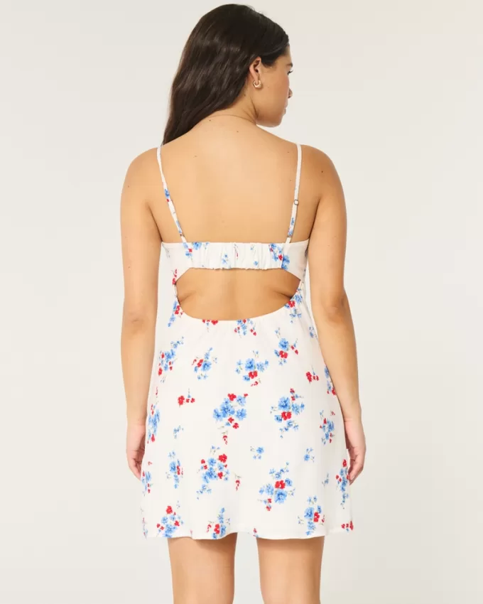 Crepe Open Back Mini Slip Dress,Crepe Open Back Mini Slip Dress Crepe Open Back Mini Slip Dress,Crepe Open Back Mini Slip Dress