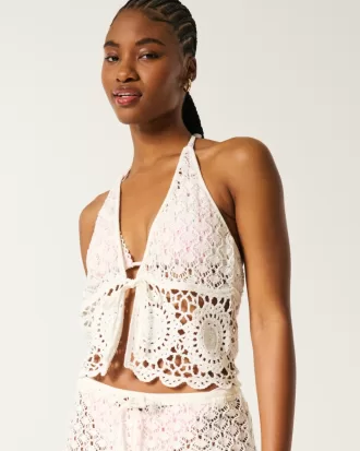 Crochet-Style Cover Up Top,Crochet-Style Cover Up Top Crochet-Style Cover Up Top,Crochet-Style Cover Up Top