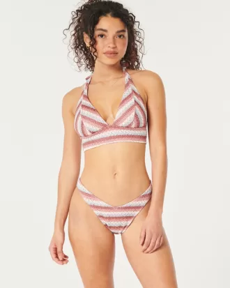 Crochet-Style High-Leg Cheeky Bikini Bottom,Crochet-Style High-Leg Cheeky Bikini Bottom Crochet-Style High-Leg Cheeky Bikini Bottom,Crochet-Style High-Leg Cheeky Bikini Bottom