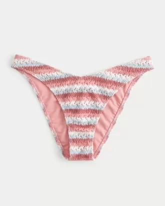 Crochet-Style High-Leg Cheeky Bikini Bottom,Crochet-Style High-Leg Cheeky Bikini Bottom Crochet-Style High-Leg Cheeky Bikini Bottom,Crochet-Style High-Leg Cheeky Bikini Bottom