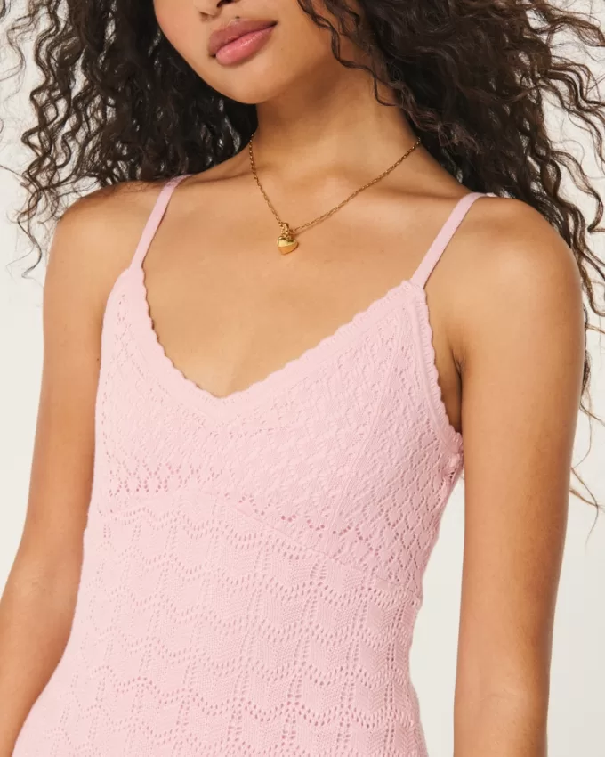 Crochet-Style Midi Dress,Crochet-Style Midi Dress Crochet-Style Midi Dress,Crochet-Style Midi Dress