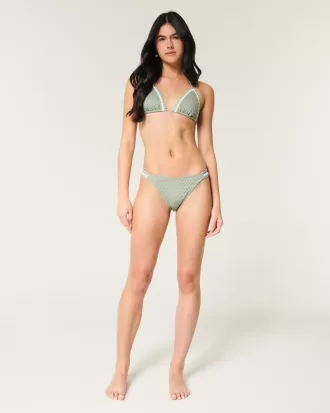 Crochet-Style Mixed Triangle Bikini Top,Crochet-Style Mixed Triangle Bikini Top Crochet-Style Mixed Triangle Bikini Top,Crochet-Style Mixed Triangle Bikini Top