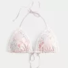 Crochet-Style Mixed Triangle Bikini Top,Crochet-Style Mixed Triangle Bikini Top Crochet-Style Mixed Triangle Bikini Top,Crochet-Style Mixed Triangle Bikini Top