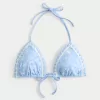 Crochet-Style Mixed Triangle Bikini Top,Crochet-Style Mixed Triangle Bikini Top Crochet-Style Mixed Triangle Bikini Top,Crochet-Style Mixed Triangle Bikini Top