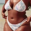 Crochet-Style Mixed Triangle Bikini Top,Crochet-Style Mixed Triangle Bikini Top Crochet-Style Mixed Triangle Bikini Top,Crochet-Style Mixed Triangle Bikini Top