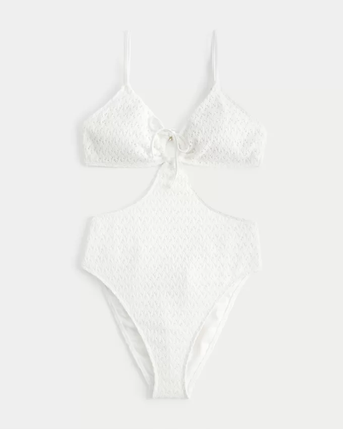 Crochet-Style One-Piece Cheeky Swimsuit,Crochet-Style One-Piece Cheeky Swimsuit Crochet-Style One-Piece Cheeky Swimsuit,Crochet-Style One-Piece Cheeky Swimsuit