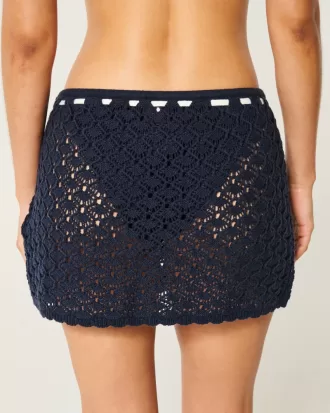 Crochet-Style Pull-On Cover Up Skirt,Crochet-Style Pull-On Cover Up Skirt Crochet-Style Pull-On Cover Up Skirt,Crochet-Style Pull-On Cover Up Skirt