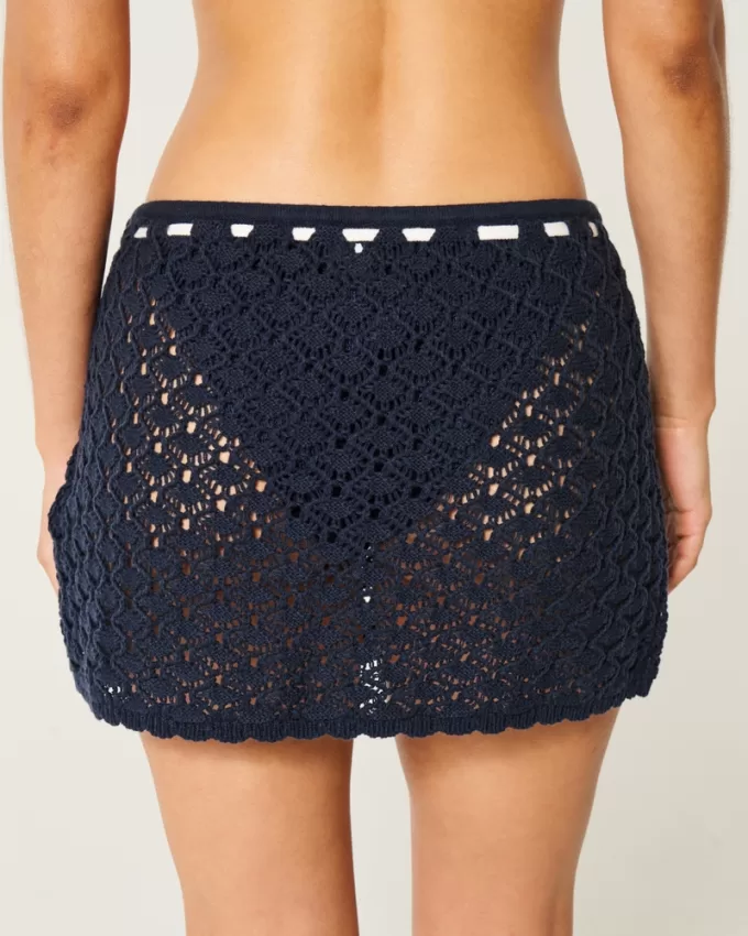Crochet-Style Pull-On Cover Up Skirt,Crochet-Style Pull-On Cover Up Skirt Crochet-Style Pull-On Cover Up Skirt,Crochet-Style Pull-On Cover Up Skirt