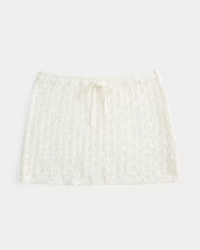 Crochet-Style Pull-On Cover Up Skirt,Crochet-Style Pull-On Cover Up Skirt Crochet-Style Pull-On Cover Up Skirt,Crochet-Style Pull-On Cover Up Skirt