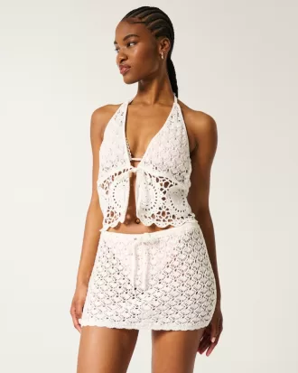 Crochet-Style Pull-On Cover Up Skirt,Crochet-Style Pull-On Cover Up Skirt Crochet-Style Pull-On Cover Up Skirt,Crochet-Style Pull-On Cover Up Skirt