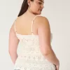 Crochet-Style Tie-Front Sweater Tank,Crochet-Style Tie-Front Sweater Tank Crochet-Style Tie-Front Sweater Tank,Crochet-Style Tie-Front Sweater Tank