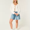 Crochet-Style Tie-Front Textured Sweater,Crochet-Style Tie-Front Textured Sweater Crochet-Style Tie-Front Textured Sweater,Crochet-Style Tie-Front Textured Sweater