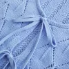 Crochet-Style Tie-Front Textured Sweater,Crochet-Style Tie-Front Textured Sweater Crochet-Style Tie-Front Textured Sweater,Crochet-Style Tie-Front Textured Sweater