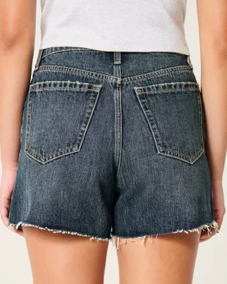 Curvy High-Rise Dark Wash Relaxed Denim Shorts 5″,Curvy High-Rise Dark Wash Relaxed Denim Shorts 5″ Curvy High-Rise Dark Wash Relaxed Denim Shorts 5″,Curvy High-Rise Dark Wash Relaxed Denim Shorts 5″
