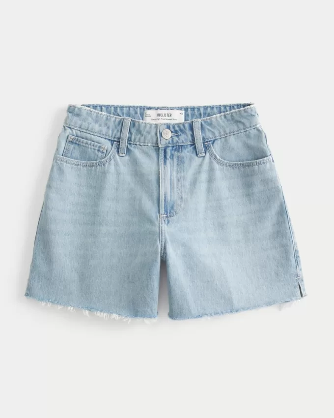 Curvy High-Rise Light Wash Relaxed Denim Shorts 5″,Curvy High-Rise Light Wash Relaxed Denim Shorts 5″ Curvy High-Rise Light Wash Relaxed Denim Shorts 5″,Curvy High-Rise Light Wash Relaxed Denim Shorts 5″