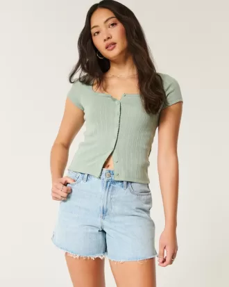 Curvy High-Rise Light Wash Relaxed Denim Shorts 5″,Curvy High-Rise Light Wash Relaxed Denim Shorts 5″ Curvy High-Rise Light Wash Relaxed Denim Shorts 5″,Curvy High-Rise Light Wash Relaxed Denim Shorts 5″