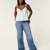 Curvy High-Rise Medium Wash Baggy Jeans,Curvy High-Rise Medium Wash Baggy Jeans