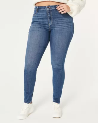 Curvy High-Rise Medium Wash Jean Leggings,Curvy High-Rise Medium Wash Jean Leggings Curvy High-Rise Medium Wash Jean Leggings,Curvy High-Rise Medium Wash Jean Leggings