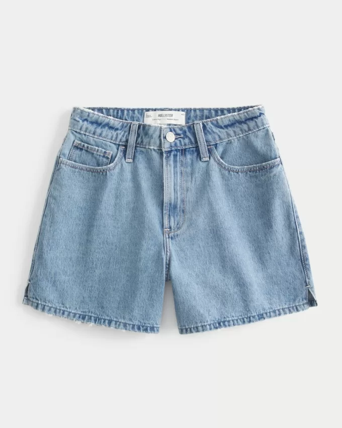 Curvy High-Rise Medium Wash Relaxed Denim Shorts 5″,Curvy High-Rise Medium Wash Relaxed Denim Shorts 5″ Curvy High-Rise Medium Wash Relaxed Denim Shorts 5″,Curvy High-Rise Medium Wash Relaxed Denim Shorts 5″